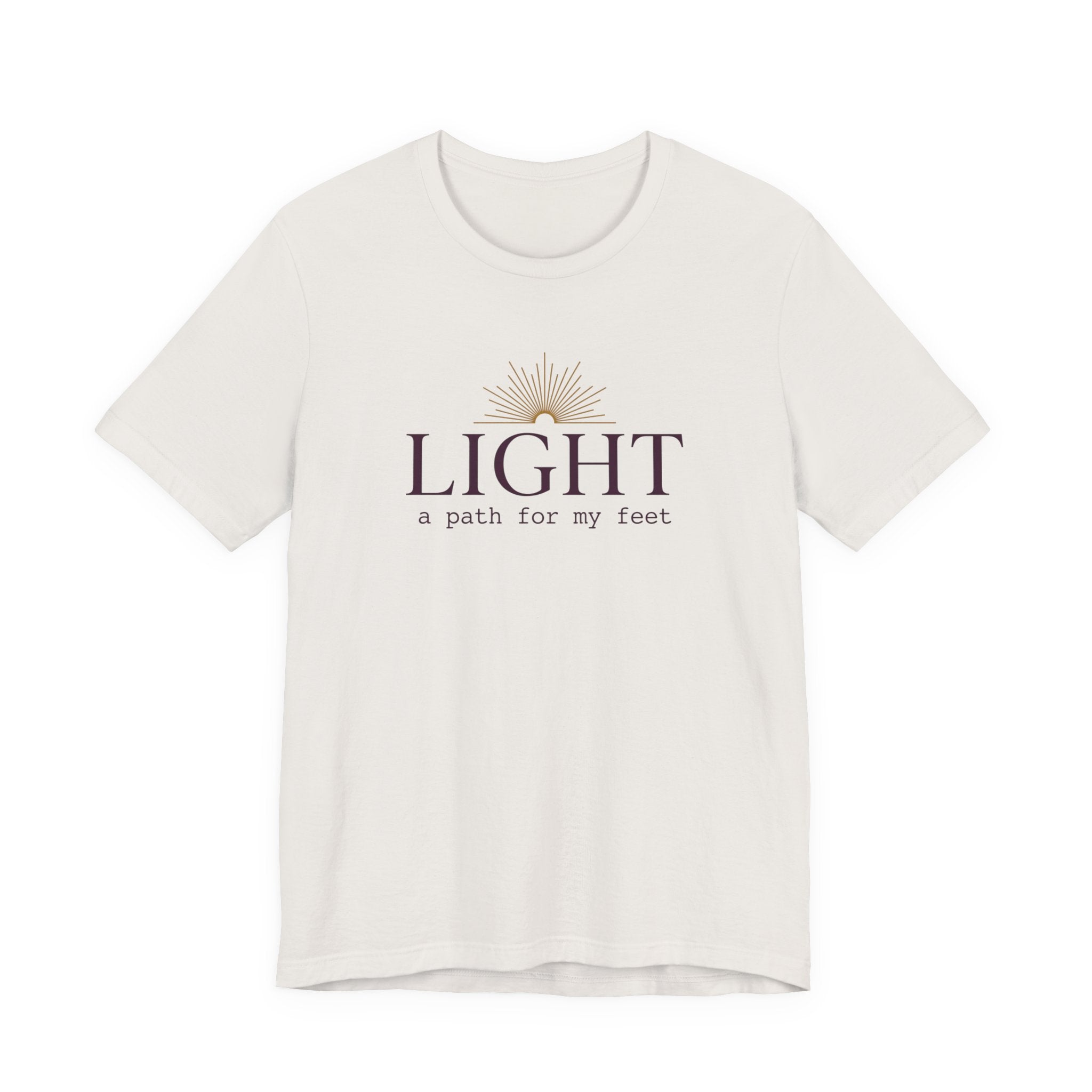 Light, a path for my feet, Christian T-Shirt
