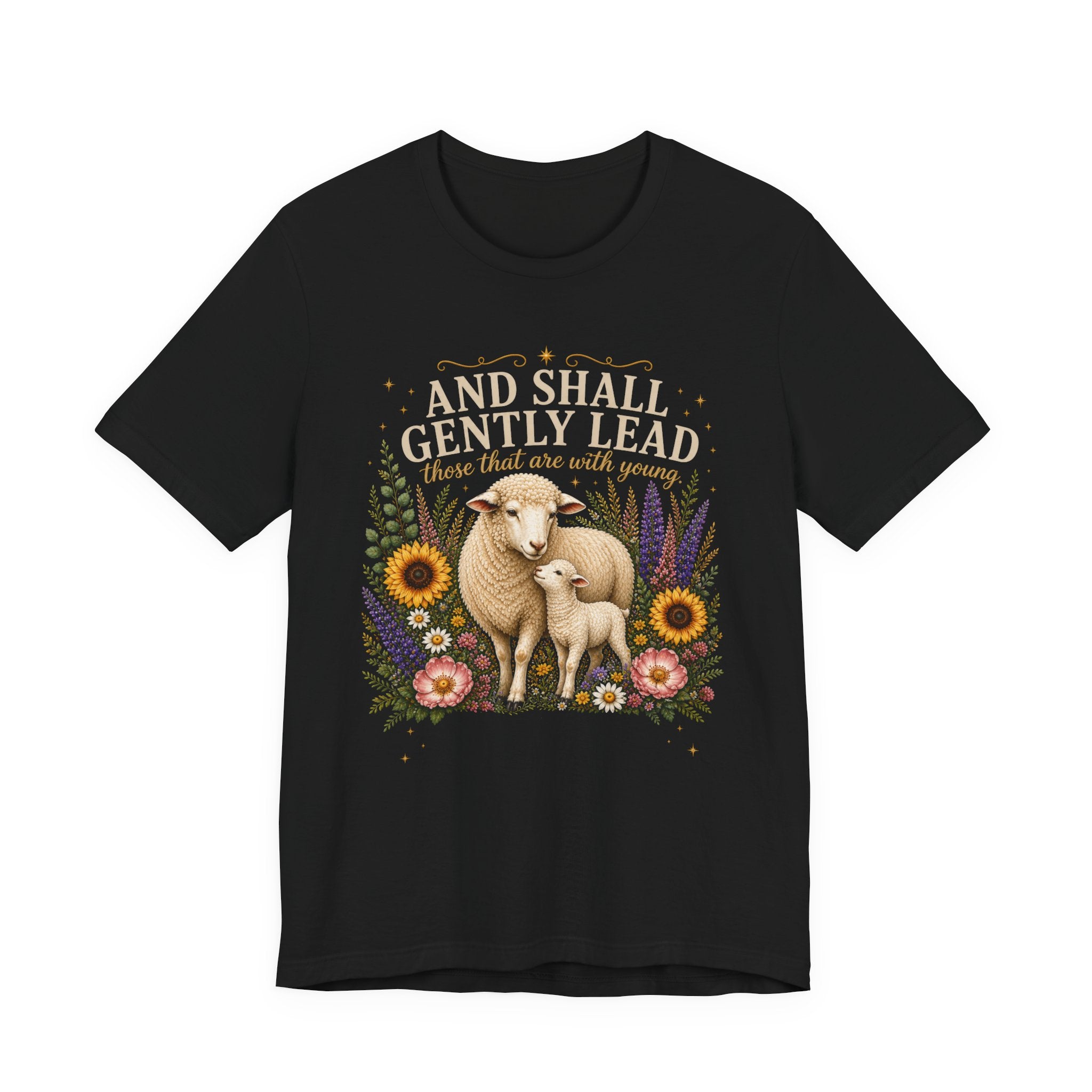 and Shall Gently Lead those that are with Young, Classic Isaiah 40:11 Shirt