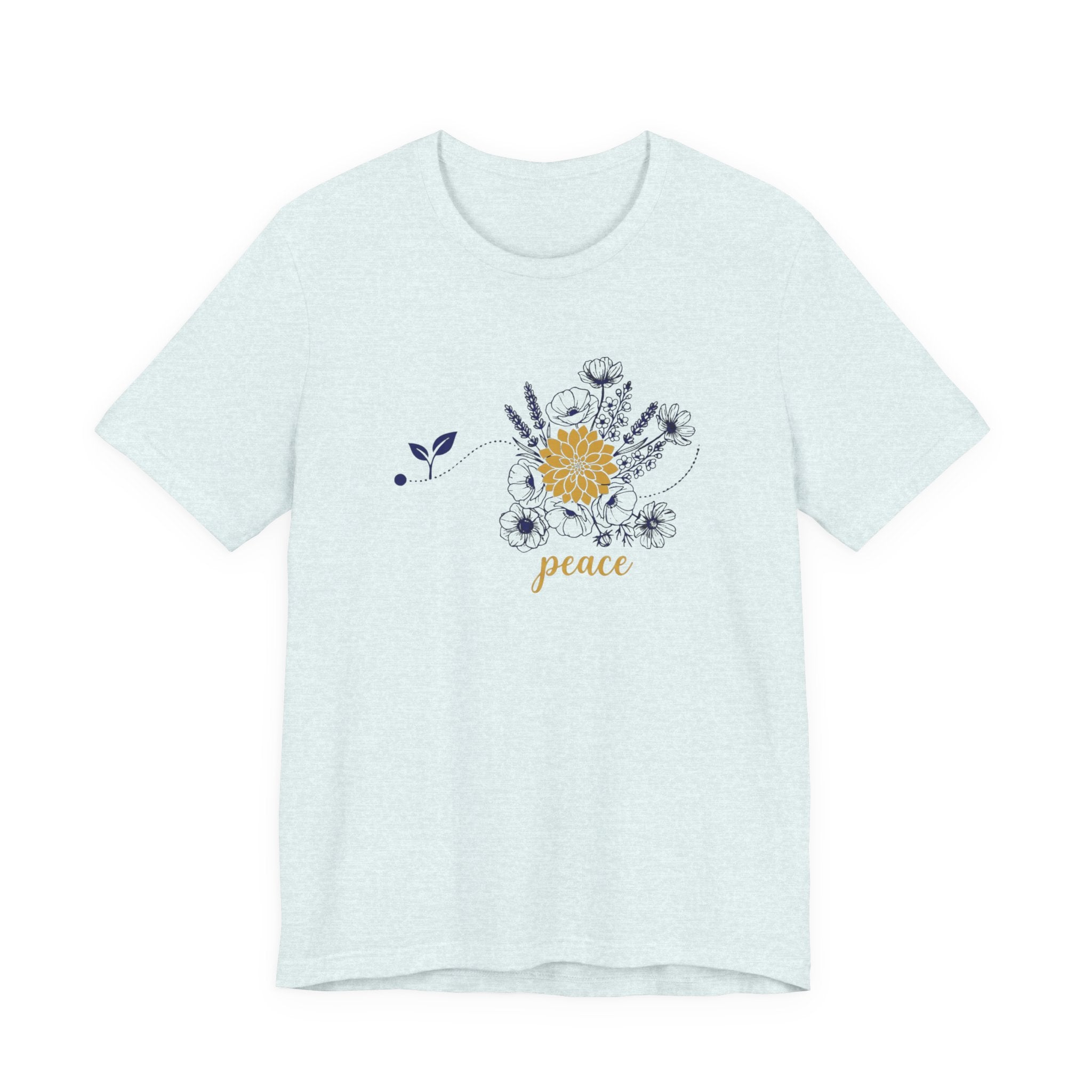 Peace Floral Christian Shirt | Inspirational Boutique Tee for Women