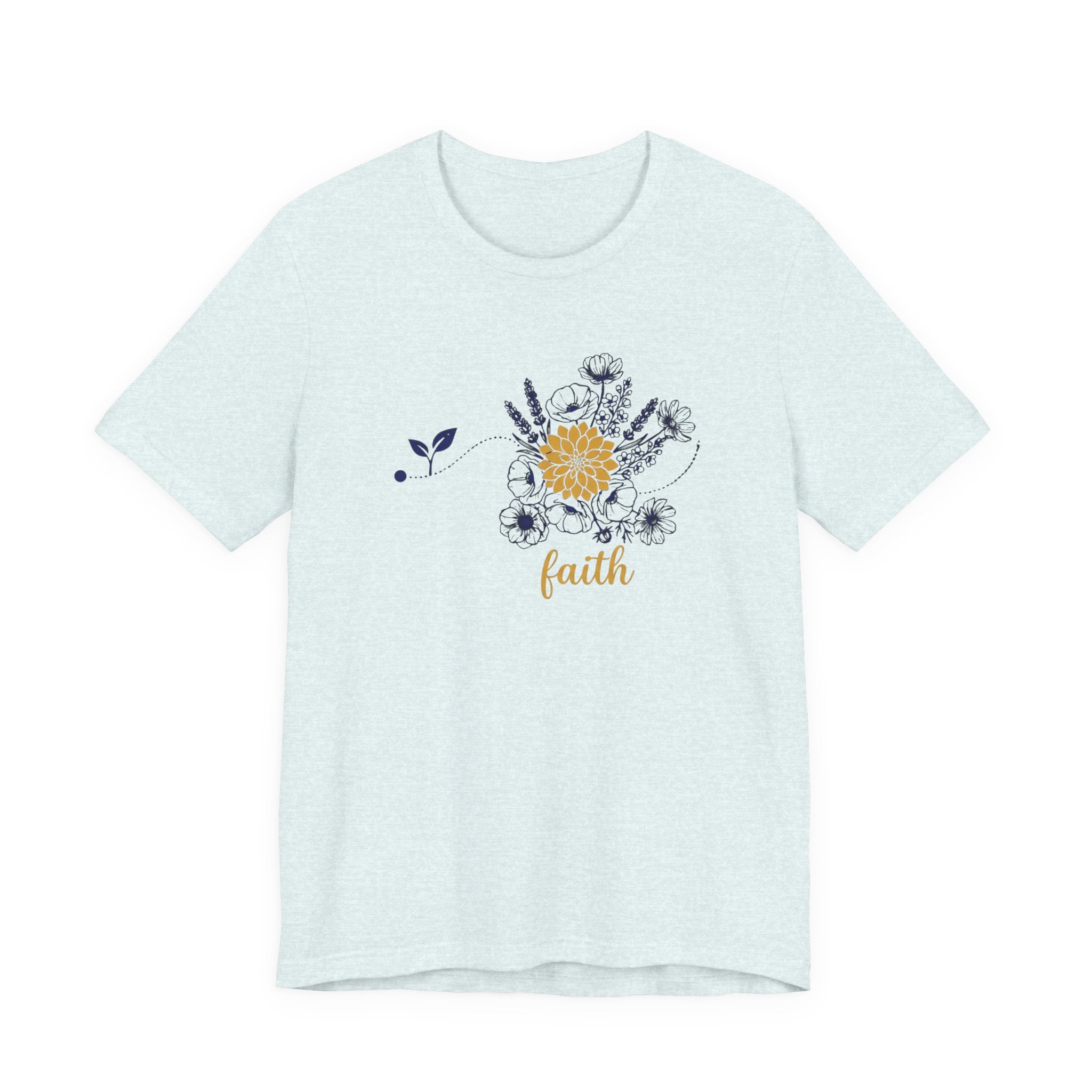 Faith Floral Christian Shirt | Inspirational Boutique Tee for Women