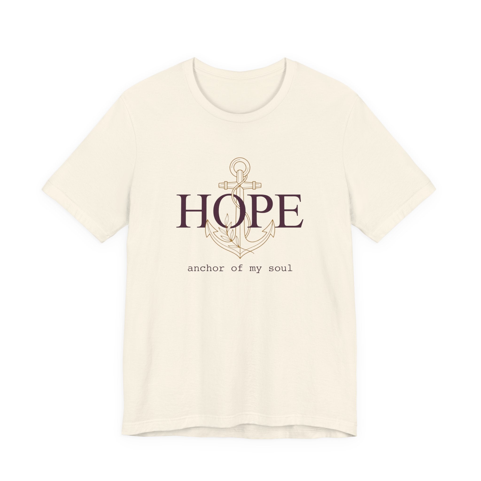 Hope, anchor of my soul, Christian T-Shirt