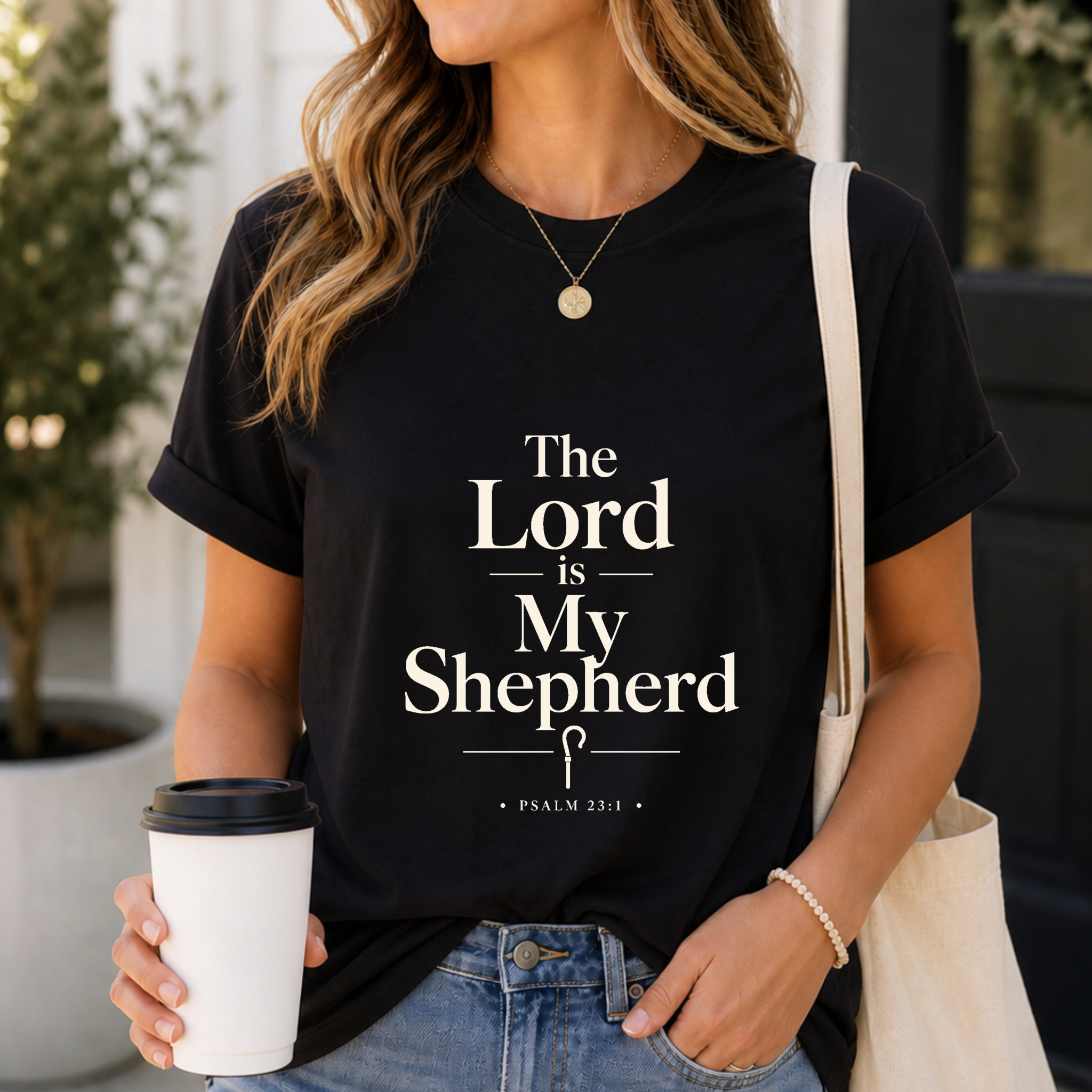The Lord Is My Shepherd Shirt – Psalm 23:1 Christian T-Shirt