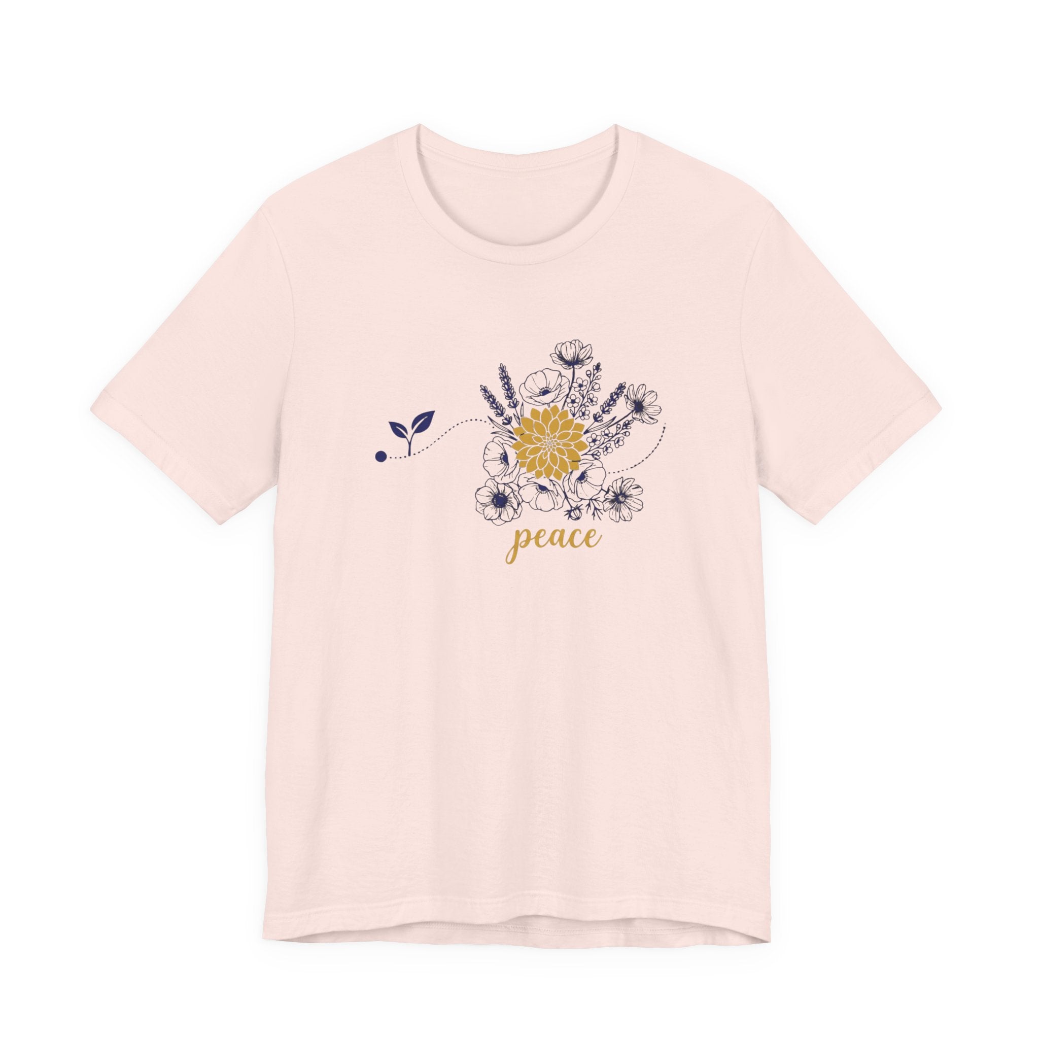 Peace Floral Christian Shirt | Inspirational Boutique Tee for Women