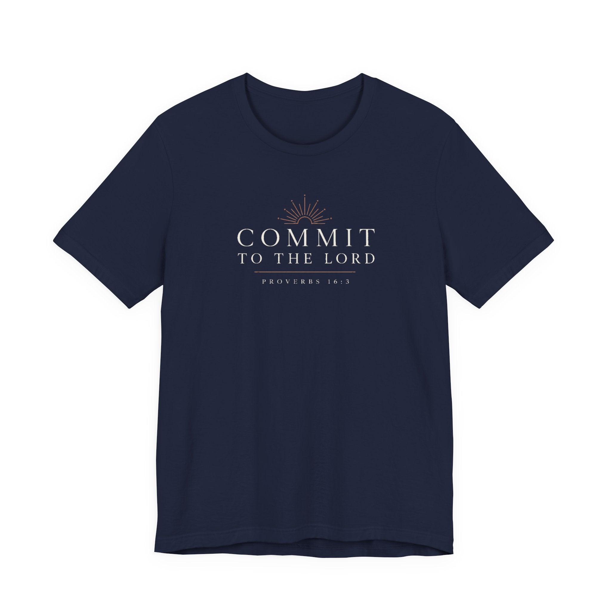 Commit to the Lord Proverbs 16:3 t shirt