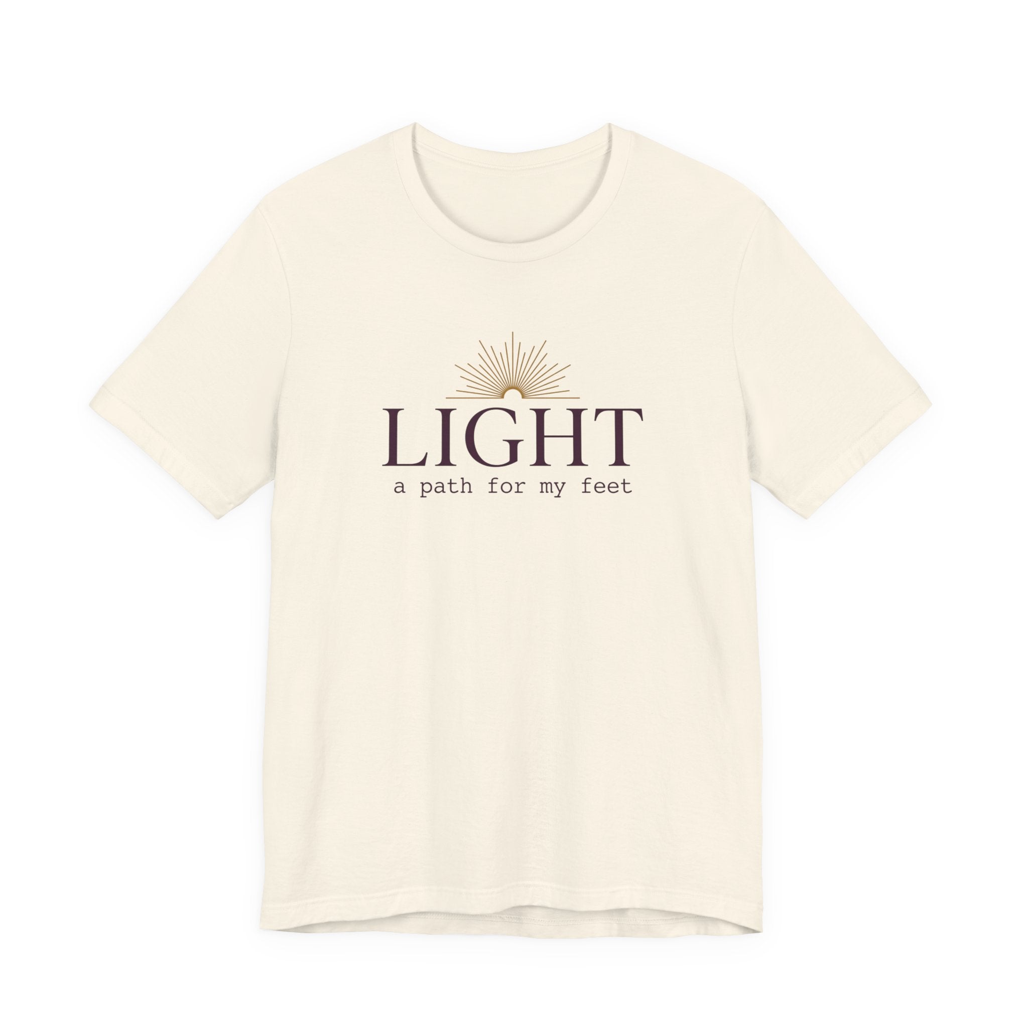 Light, a path for my feet, Christian T-Shirt