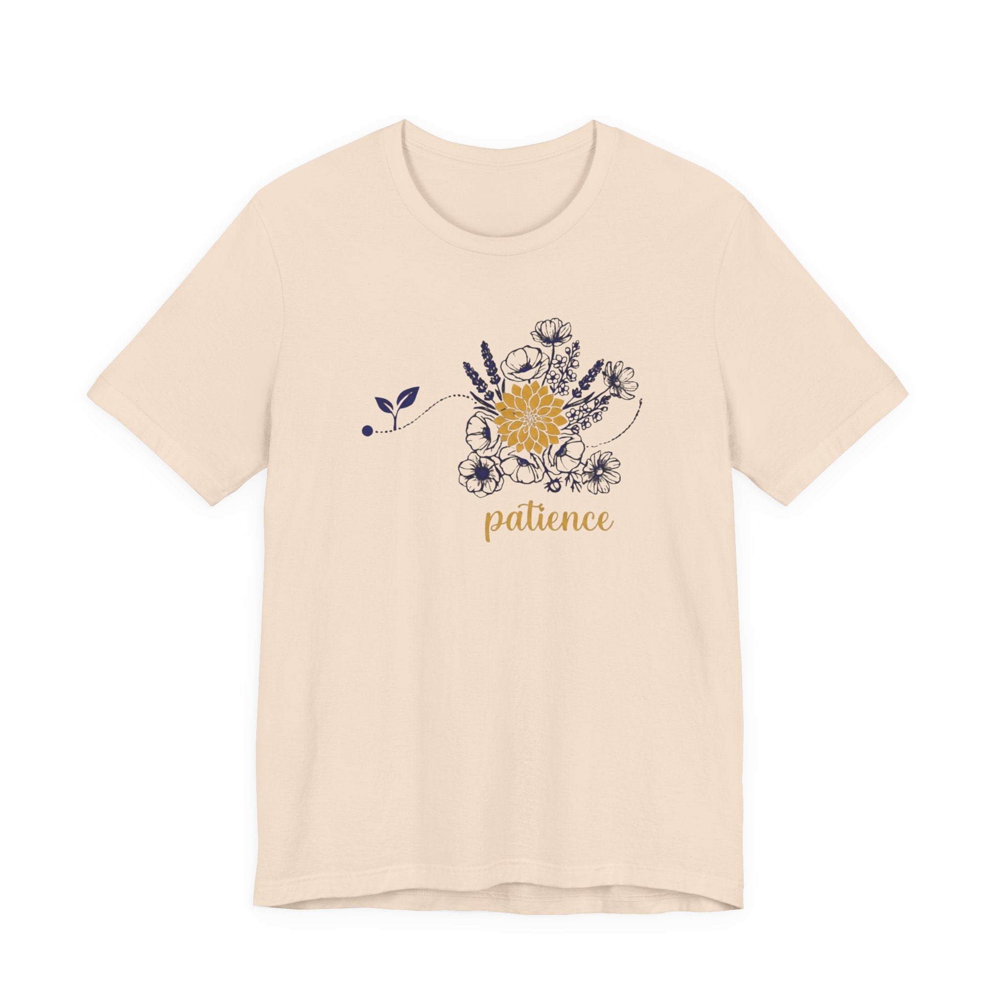 Patience Floral Christian Shirt | Inspirational Boutique Tee for Women