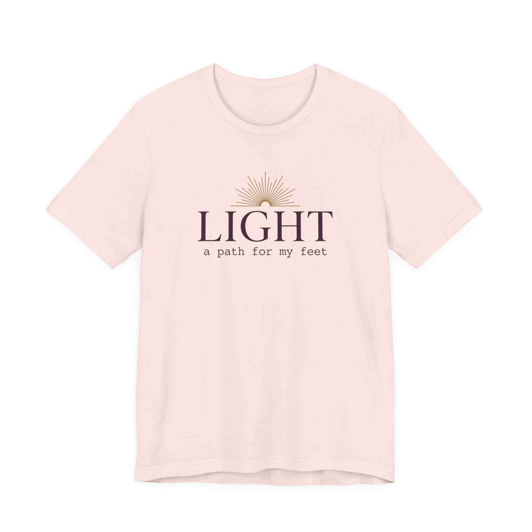Light, a path for my feet, Christian T-Shirt