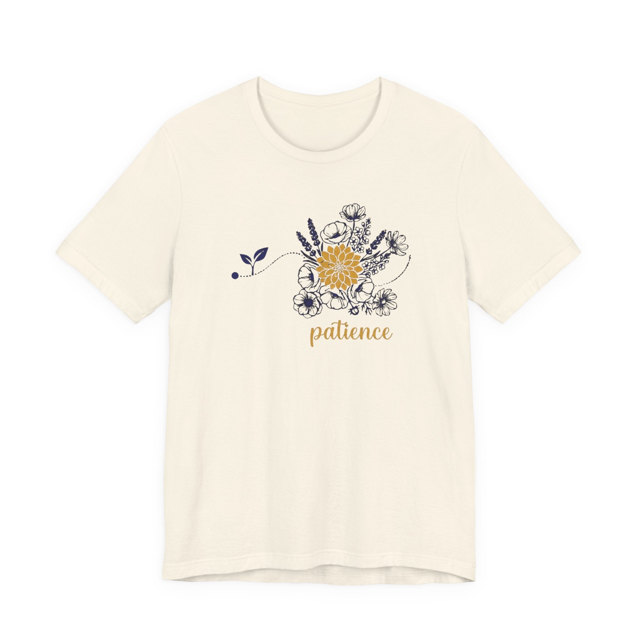 Patience Floral Christian Shirt | Inspirational Boutique Tee for Women
