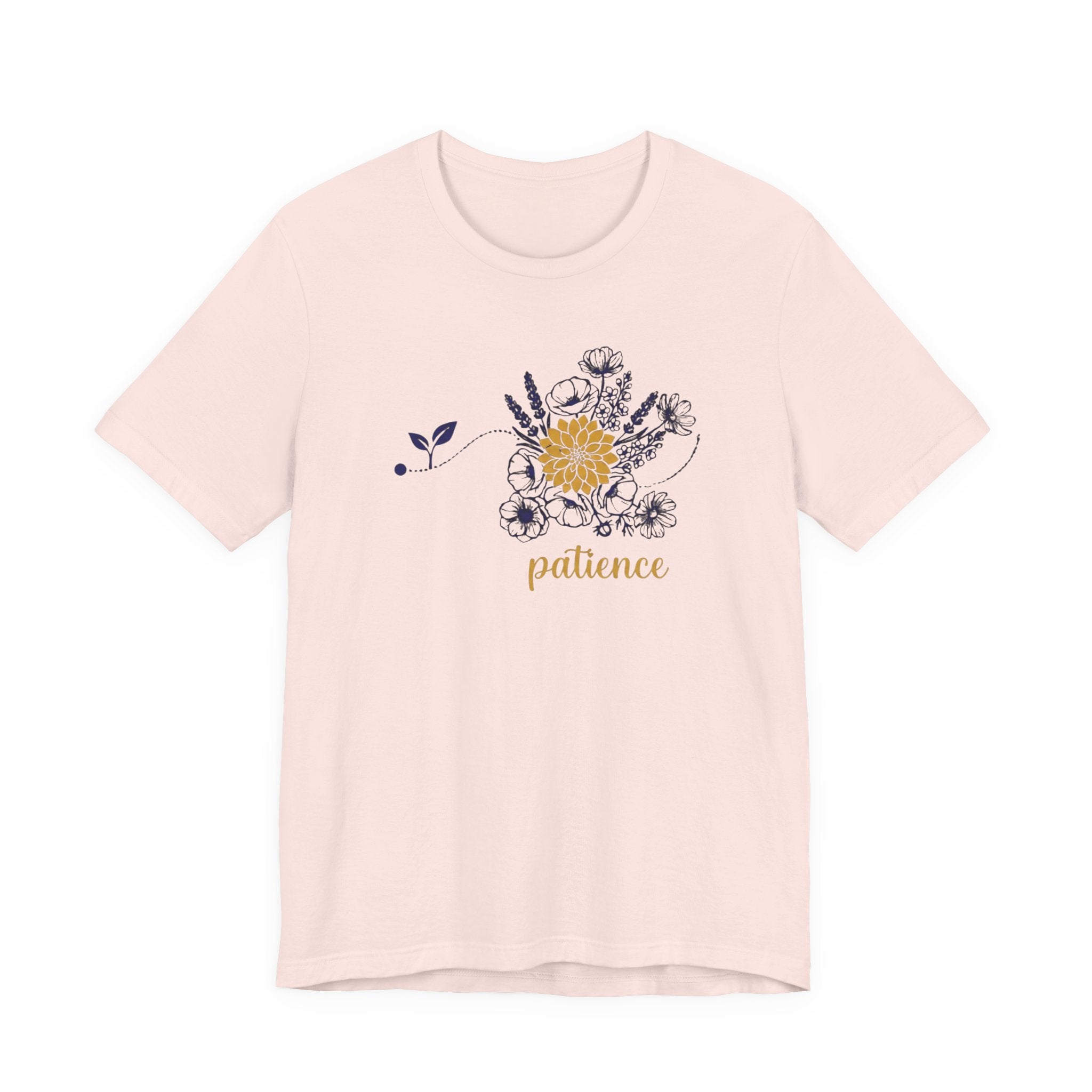 Patience Floral Christian Shirt | Inspirational Boutique Tee for Women