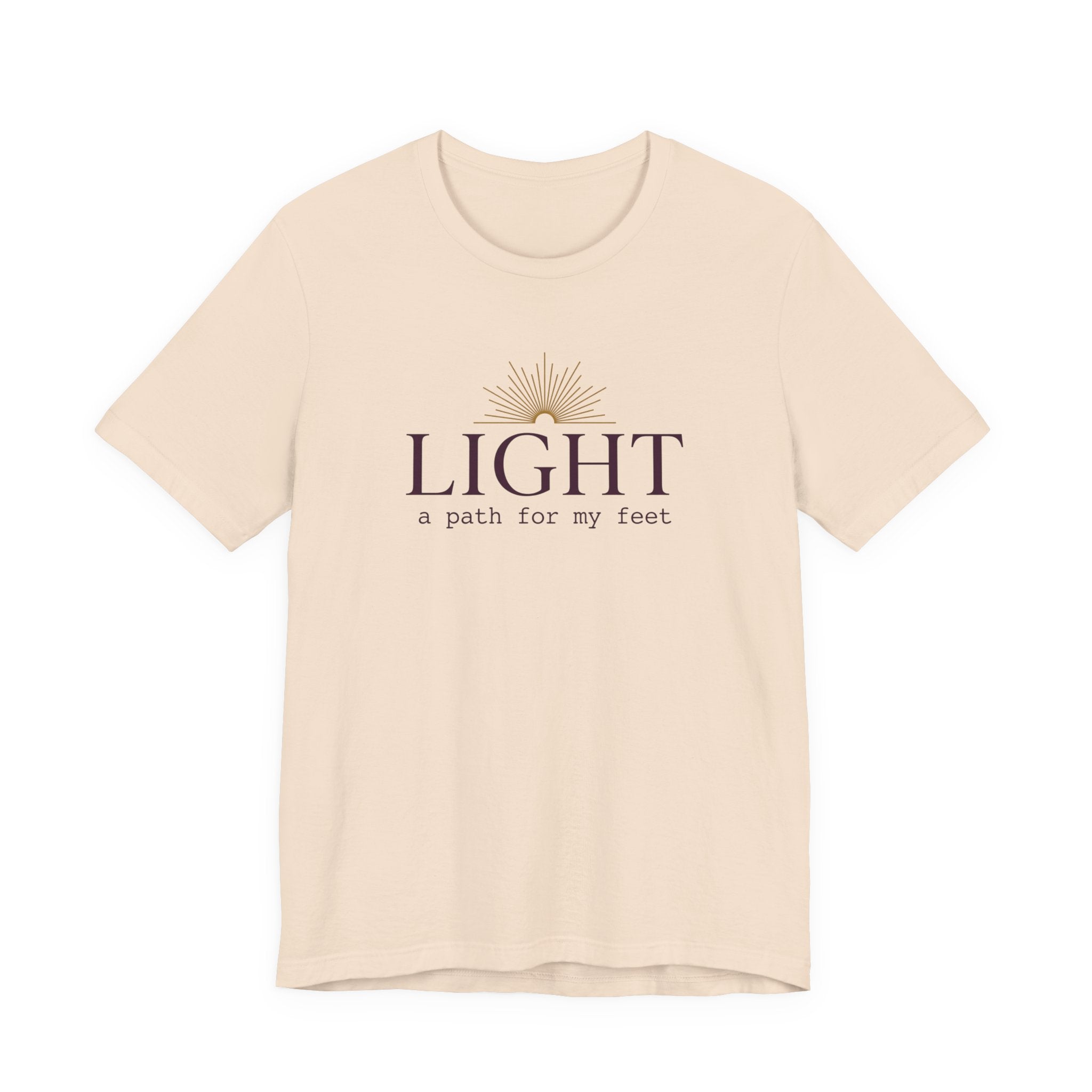 Light, a path for my feet, Christian T-Shirt