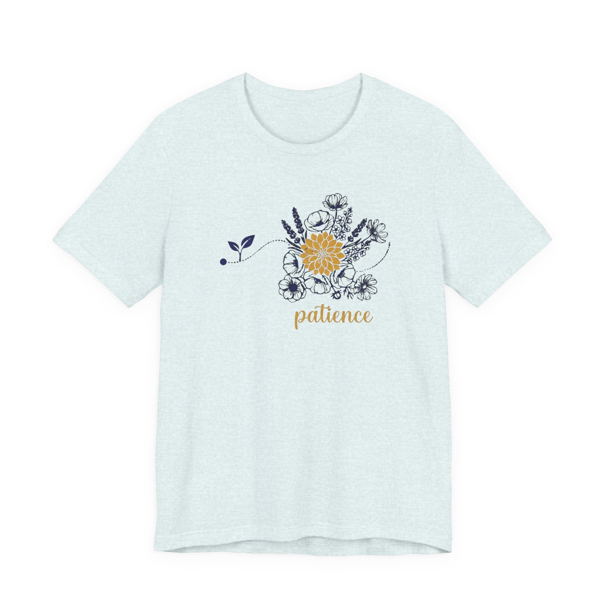 Patience Floral Christian Shirt | Inspirational Boutique Tee for Women