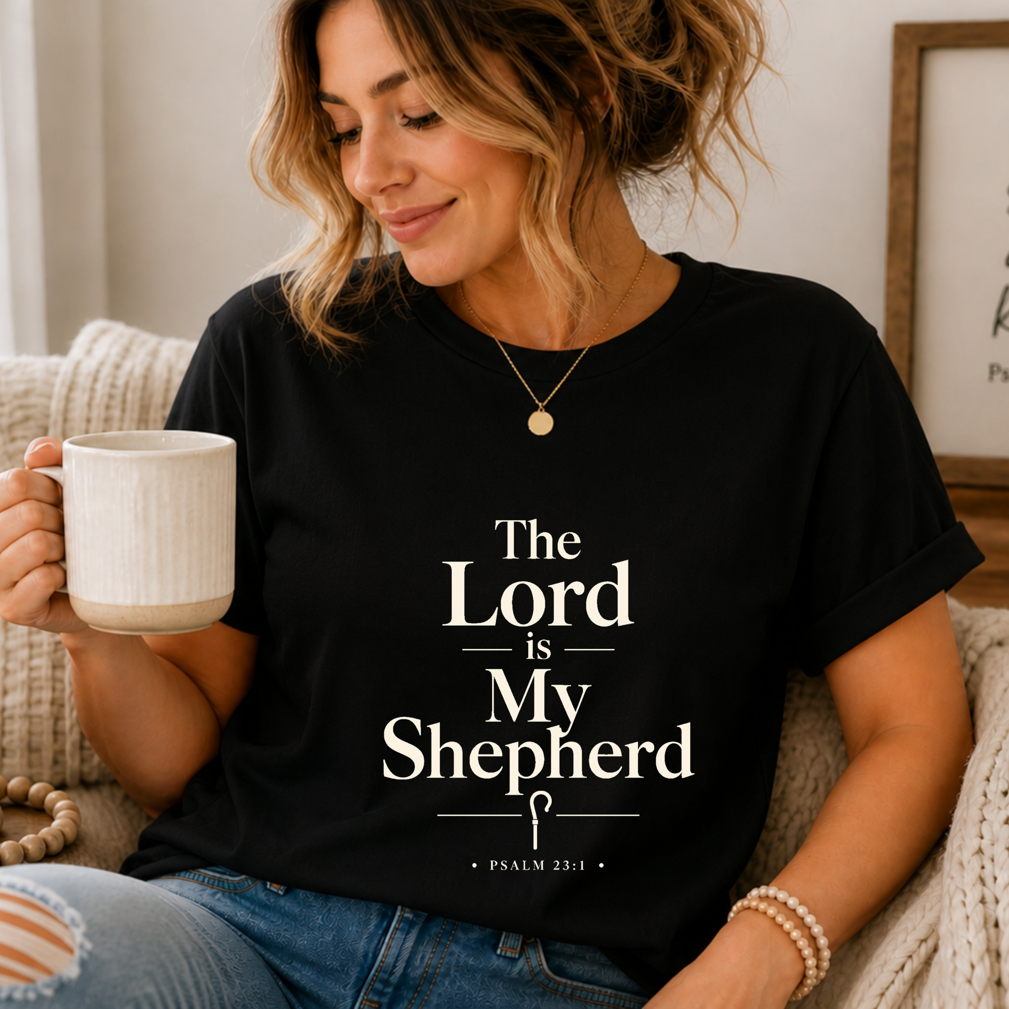The Lord Is My Shepherd Shirt – Psalm 23:1 Christian T-Shirt